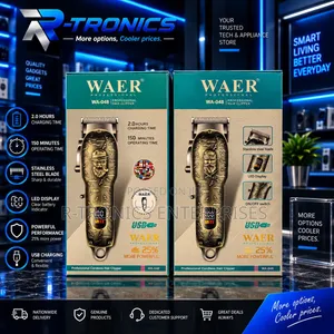 Waer WA-048 Professional Hair Clipper with LED Display
