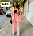 New Classy Women's Double-Breasted Pantsuits - 5