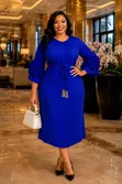 Mkusanyiko wa Gauni Refu la Kike la Bodycon na Flaired - 3