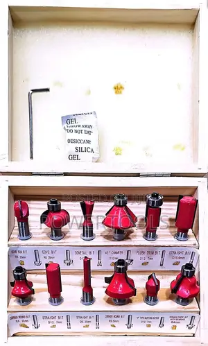 Router Bits Set 12pc (8mm & 6mm)