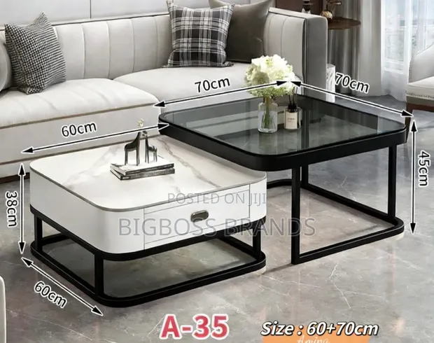 Coffee Table A35 - Square, Brand New - 1