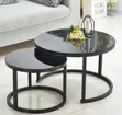 Round Coffee Table - A-7 Black - 2