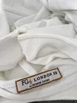 FC4 London White Ruffle Sleeve Bodycon Midi Dress - Size UK 12 - 2