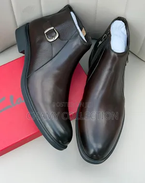 Men's Clarks Leather Boots