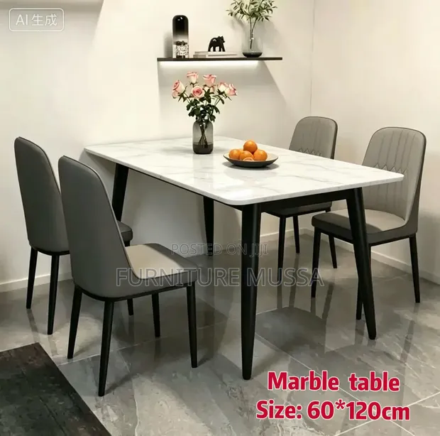 Dining Table with 6 Chairs - 1