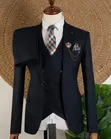 Royal Cotton Three-Piece Suit - 2