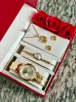 New Lady Brand Watch Set - 4