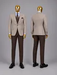 Double Breasted Suits - Beige - 2