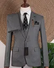 Joselino Premium 3-Piece Charcoal Grey Suit - Men's - 1
