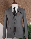 Joselino Premium 3-Piece Charcoal Grey Suit - Men's - 5