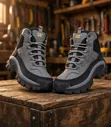 Gray Caterpillar Boots Collection - 2