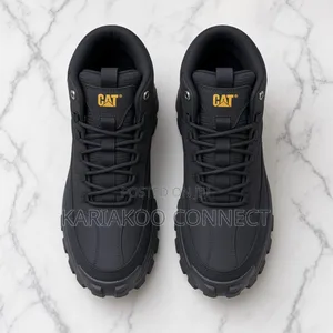Black Caterpillar Boots Collection