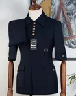 Ricardo Short Sleeve Dark Blue Kaunda Shirt - 2
