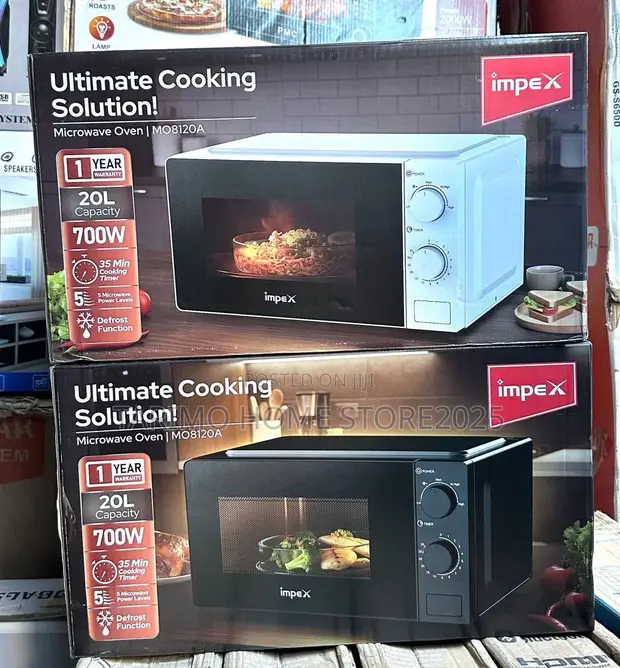 Impex Microwave 20L - Black & White - 1