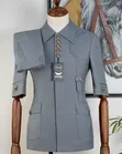 Ricardo Grey Short Sleeves Kaunda Shirt - 2