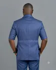Safari Suits Za Kisasa Za Kiume (Seti Ya Shati Na Suruali) - 5