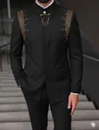 Brand New Ricardo Black Kaunda Suit - 1