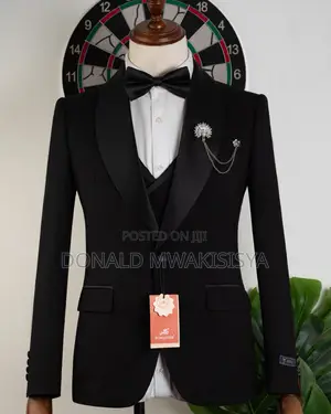 Marco Lorenzo Black Luxury Suit