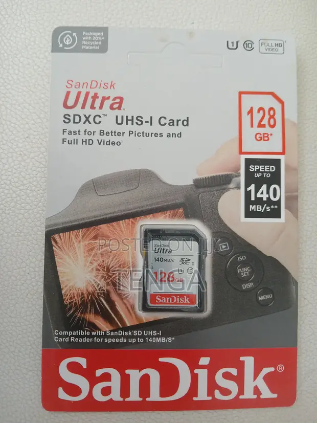 SanDisk Ultra 128GB U1 Memory Card - 1