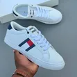 Men's Tommy Hilfiger White Leather Sneakers - 2