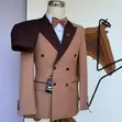 Marco Lorenzo Landed Suit - Brown - 2