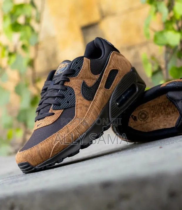Nike Air Max Sneakers - New Color, Leather Upper - 1