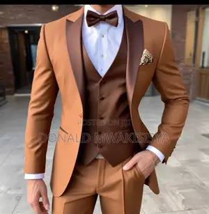 Marco Milano Men's Full Suit Package - Brown