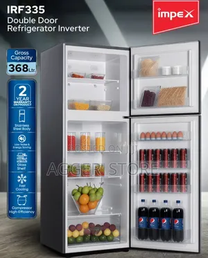 Impex IRF335 Non-Frost Refrigerator 368L