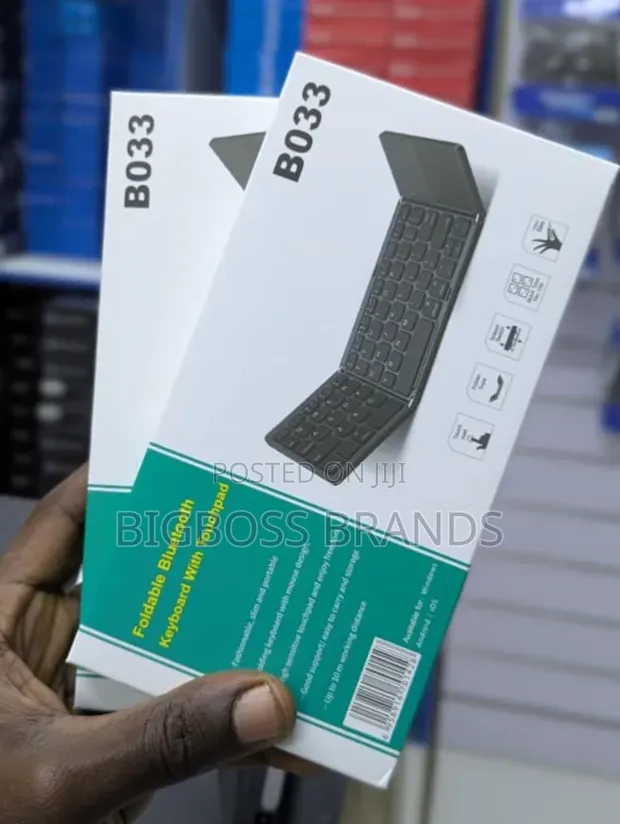 B033 Folding Bluetooth Keyboard with Touchpad - 1