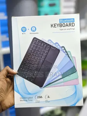 Kibodi ya Bluetooth Inayochajiwa kwa Simu/iPad/PC/Smart TV
