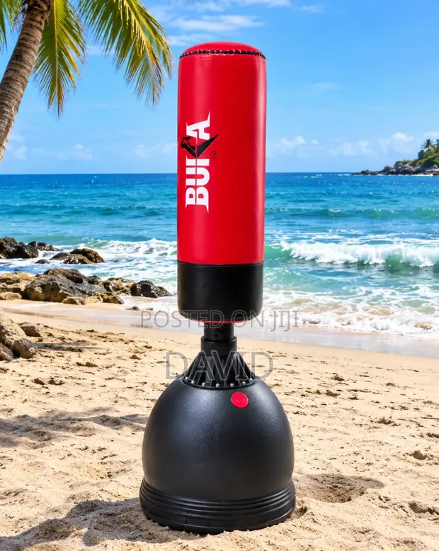 Bodyfit Standing Punching Bag - Brand New Red - 1