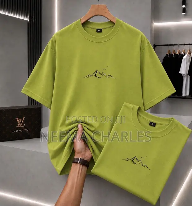 Round Neck T-Shirt - Green - 1