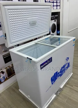 Vasin Freezer 200L chenye Kioo Juu