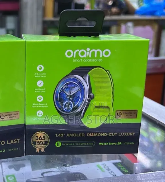 Oraimo Watch Nova 2R OSW-834 Classic Unisex Smartwatch - 1