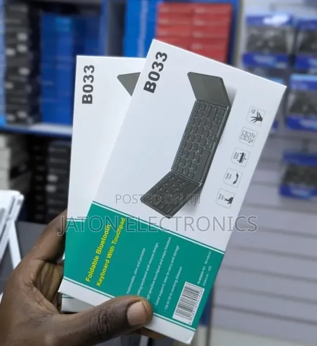 Kibodi ya Bluetooth Inayokunjwa na Touchpad - 1