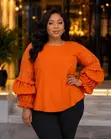 Elegant Puff Sleeve Blouse - 3