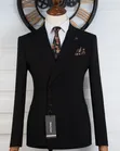 Mario Casas Double-Breasted Slim Fit Suit - 4