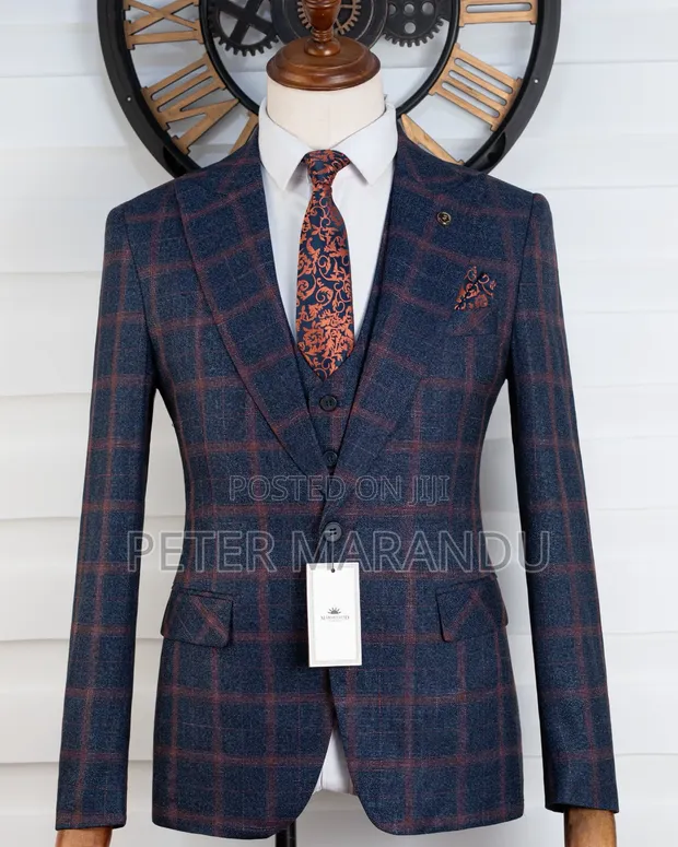 Marco Milano Men's Plaid Suits - Brand New - 1