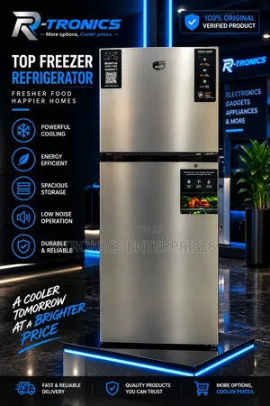 Friji la Mr. UK 175L Inox Milango Miwili
