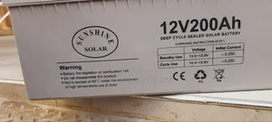 Sunshine 12V 200Ah Deep Cycle Solar Battery