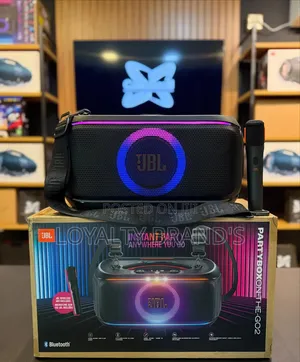 JBL PartyBox On-The-Go 2 with 2 Microphones