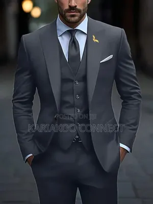 Ricardo Men's Suit - Gray