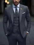 Ricardo Men's Suit - Gray - 2