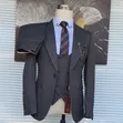 St. Oscar Turkey 3-Piece Royal Gentleman's Suit - 4