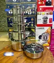Kaisa Villa Seti ya Vyombo 12 vya Kupikia vya Stainless Steel - 2