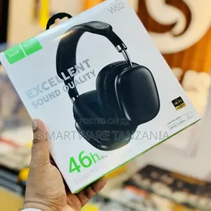 Hoco W52 Wireless Over-Ear Headphones - 46 Hours Playback