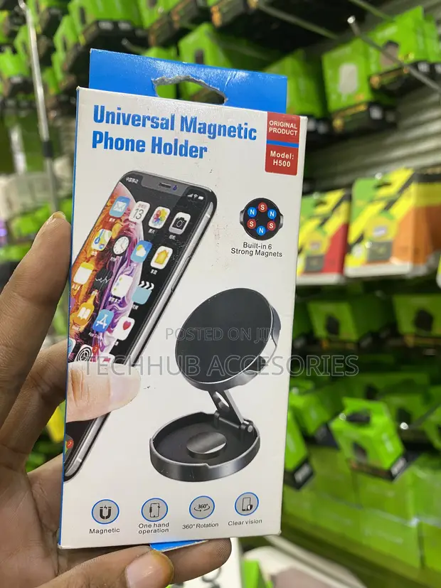Universal Magnetic Car Phone Holder - 1