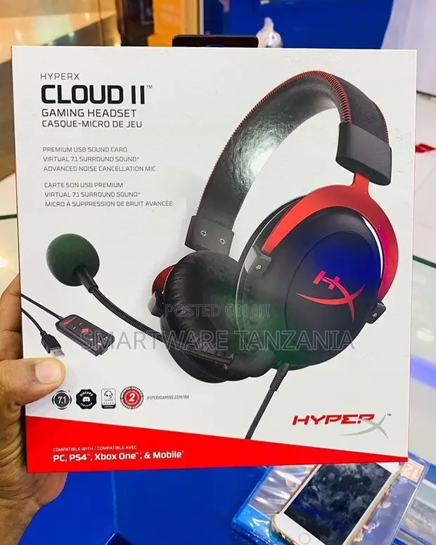 HyperX Cloud II Gaming Headset with 7.1 Surround Sound - 1