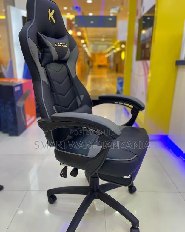 Kiti cha Michezo cha K Gaming Ergonomic chenye Msaada wa Kiuno - 1