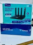 Emoa EM-R100 4G/5G WiFi 6 Router - 300Mbps for 32 Devices - 1